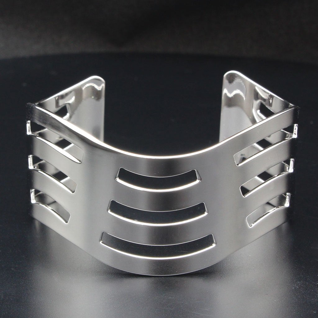 JCE1953 High polished (no plating) Stainless Steel Bangle with No Stone