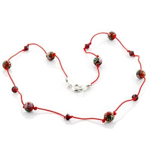 JCE740 Resin Necklace with Epoxy in Multi Color