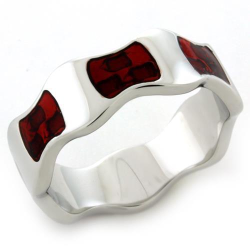 JCEAS1072 Rhodium 925 Sterling Silver Ring with No Stone
