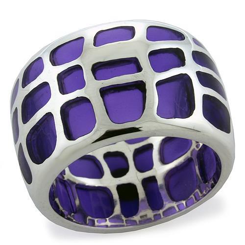 JCEAS1076 High-Polished 925 Sterling Silver Ring with No Stone