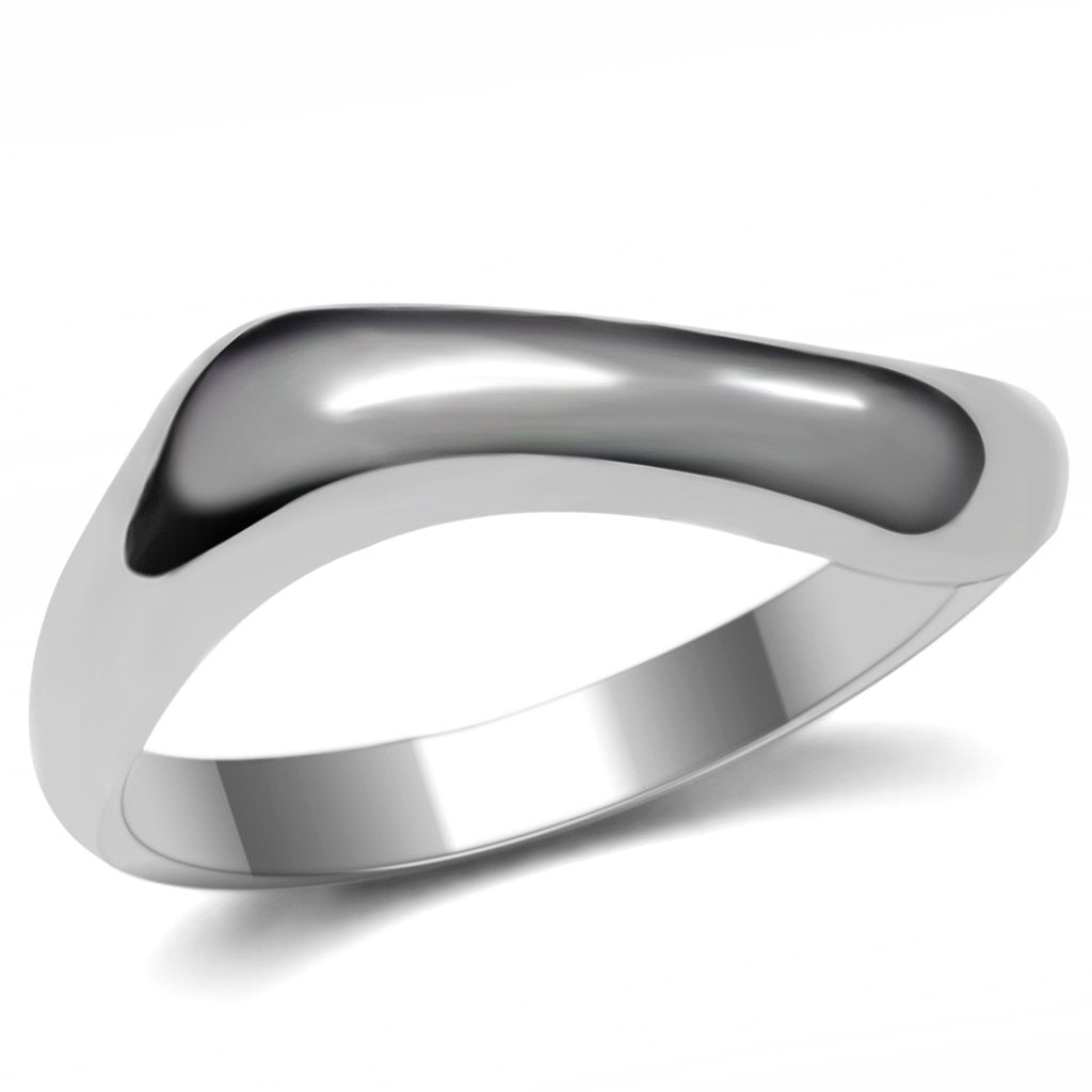 JCE031 High polished (no plating) Stainless Steel Ring with No Stone