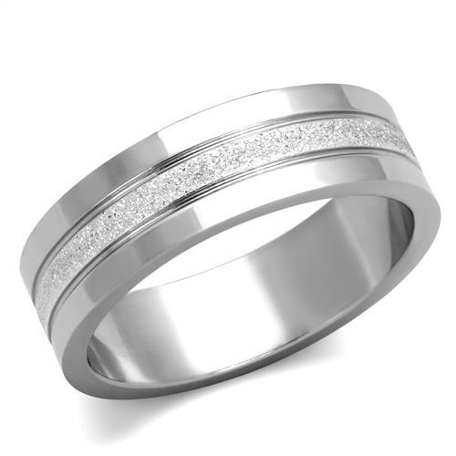 JCE1668 High polished (no plating) Stainless Steel Ring with No Stone