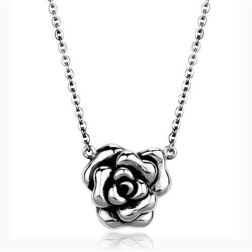 JCE1932 High polished (no plating) Stainless Steel Necklace with No Stone
