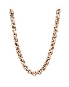 JCE2425R IP Rose Gold(Ion Plating) Stainless Steel Chain with No Stone