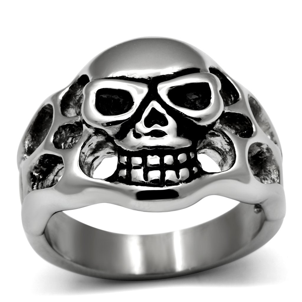 JCE468 High polished (no plating) Stainless Steel Ring with No Stone