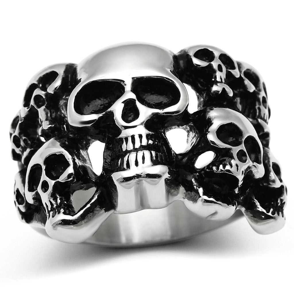 JCE471 High polished (no plating) Stainless Steel Ring with No Stone